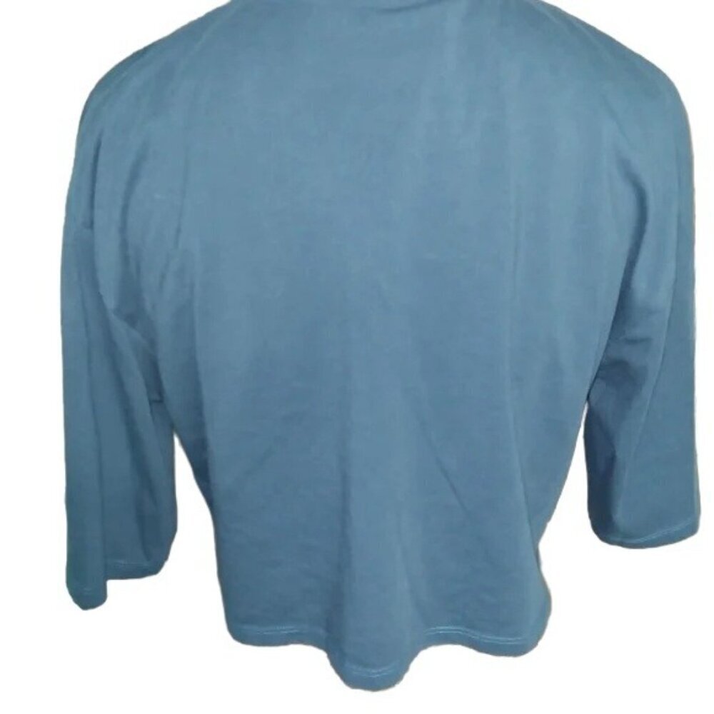 IVY PARK Teal Logo Crop Top - Picture 5 of 6